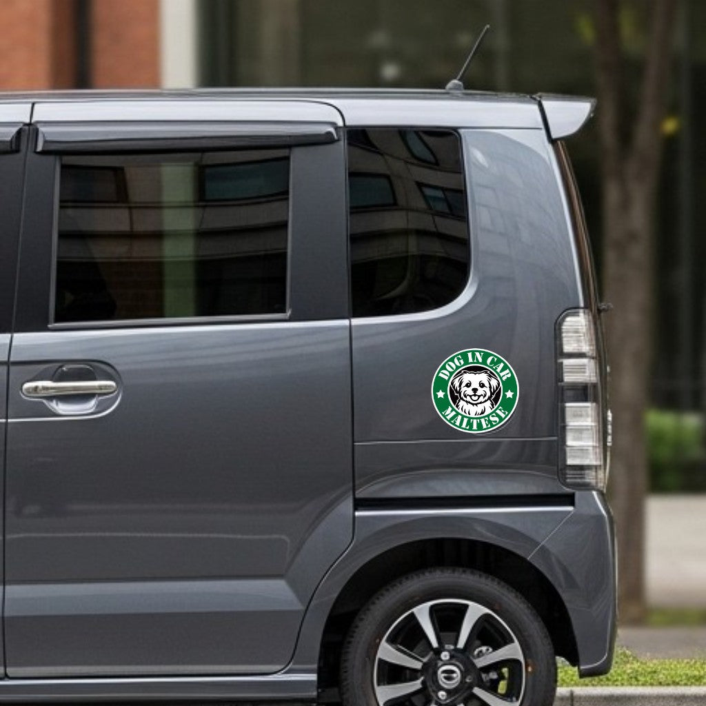 スタバ風faceマグネットステッカー