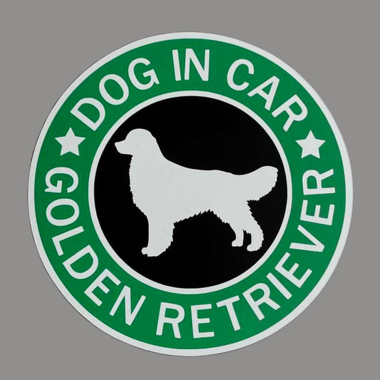犬（ゴールデンレトリバー_SB）マグネット ステッカー 防水 車用