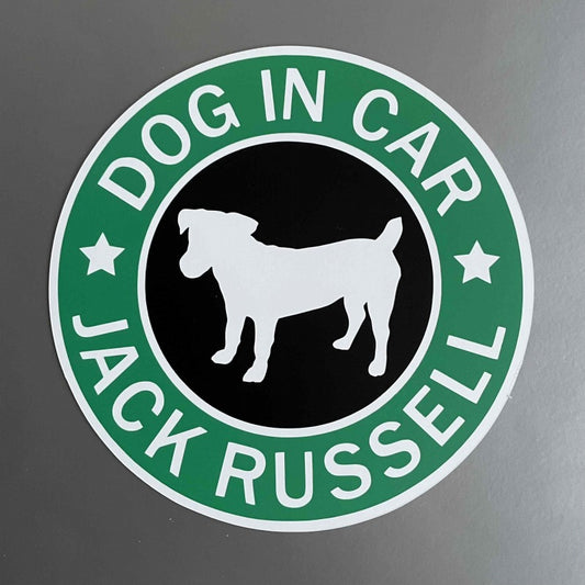 犬（ジャックラッセルテリア_3SB）マグネット ステッカー 防水 車用