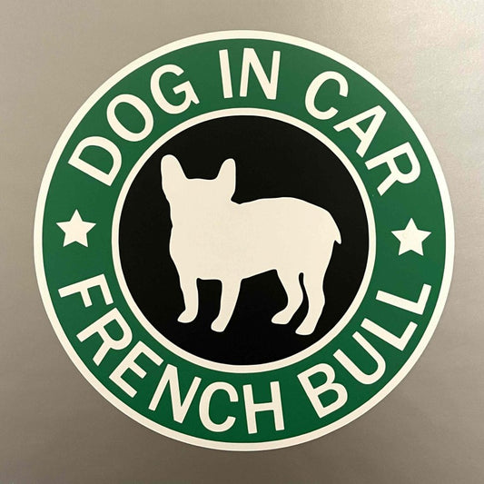 犬（フレンチブルドッグ）マグネット ステッカー 防水 車用